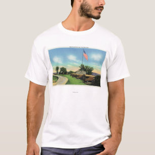 Ansicht der Südbatterie-und Flaggen-Bastion T-Shirt