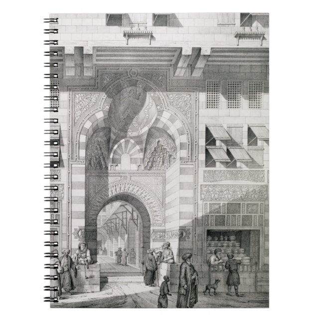 Ansicht der Tür von Okal Kaid-Bey, 'von den Notizblock (Vorderseite)