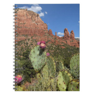Ansicht der Twin Buttes Sedona, Arizona Notizblock