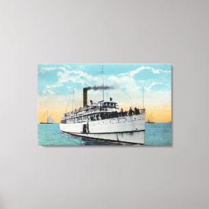 Ansicht der typischen Cape Cod-Sanddünen Leinwanddruck