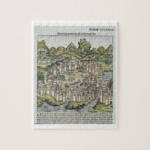 Ansicht der ummauerten Stadt von Konstantinopele, Puzzle