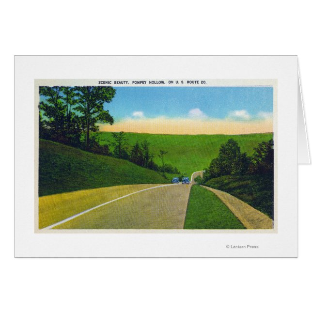 Ansicht der US-Route 20 (Vorderseite (Horizontal))