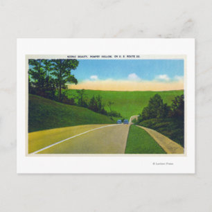 Ansicht der US-Route 20 Postkarte