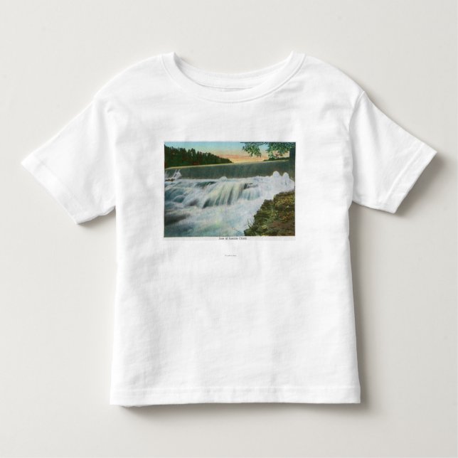 Ansicht der Verdammung an Ausable Abgrund Kleinkind T-shirt (Vorderseite)