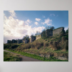 Ansicht der Verstärkungen, 1226-42 Poster