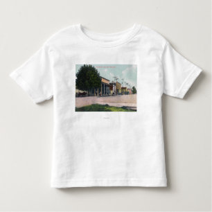 Ansicht der vorderen Straße Kleinkind T-shirt