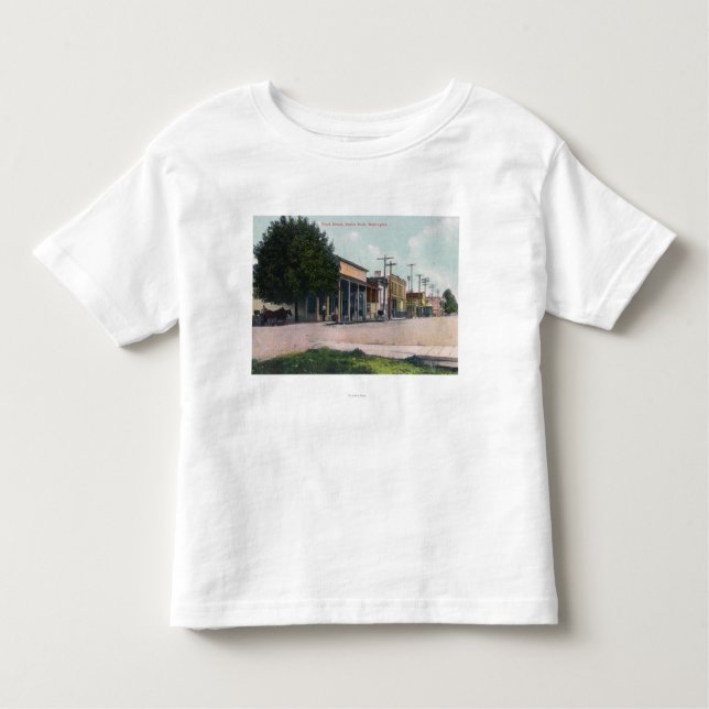 Ansicht der vorderen Straße Kleinkind T-shirt (Vorderseite)