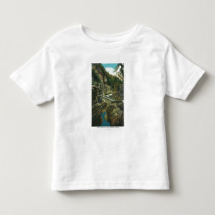 Ansicht der Wache-Brücke u. des oberen Tunnels Kleinkind T-shirt