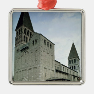 Ansicht der Westfassade, 10.-1. Jahrhundert Silbernes Ornament