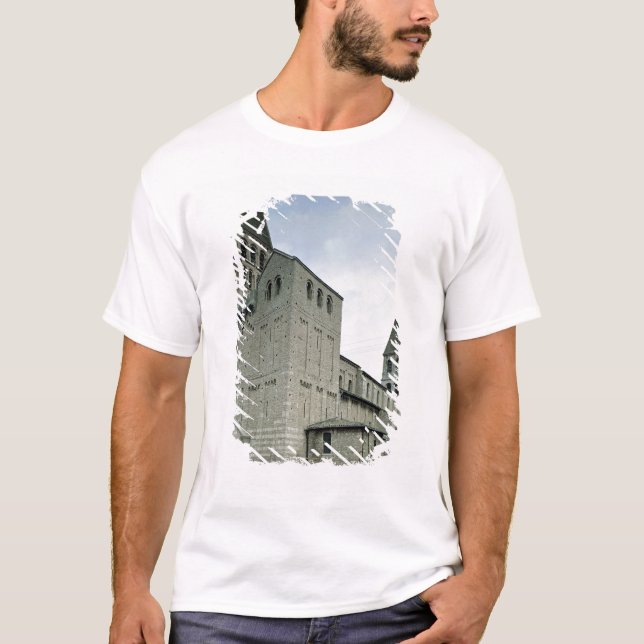 Ansicht der Westfassade, 10.-1. Jahrhundert T-Shirt (Vorderseite)