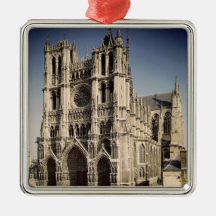 Ansicht der Westfassade, c.1220-70 Ornament Aus Metall