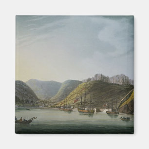Ansicht der Westseite von Bucht Porto Ferraio, Magnet
