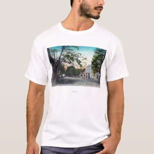 Ansicht der Westulme StreetLodi, CA T-Shirt