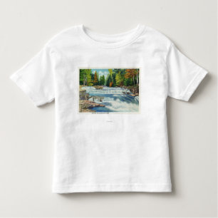 Ansicht der wilden Katzen-Fluss-und Jackson-Fälle Kleinkind T-shirt