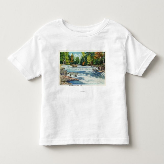 Ansicht der wilden Katzen-Fluss-und Jackson-Fälle Kleinkind T-shirt (Vorderseite)