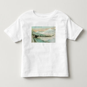 Ansicht der Winter-Hinterbergsteiger Kleinkind T-shirt