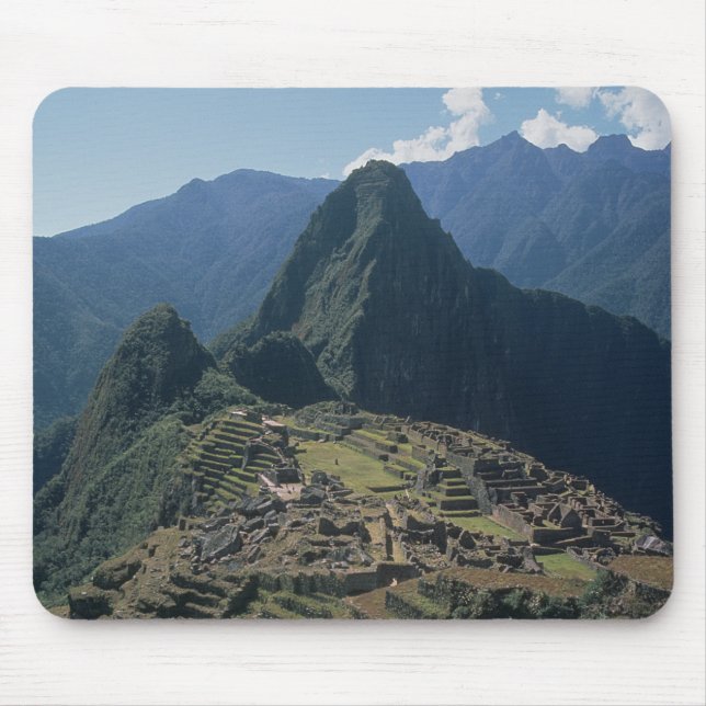 Ansicht der Zitadelle bei Machu Picchu Mousepad (Vorne)
