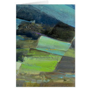 Ansicht des abstrakten Druckes 2 der Küsten-II  