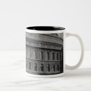 Ansicht des Alberts Hall, c.1900 Zweifarbige Tasse