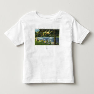 Ansicht des allgemeinen Frosch-Teichs Bostons Kleinkind T-shirt