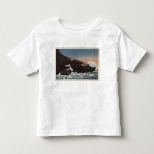 Ansicht des Alligatorkopfes, La Jolla Kleinkind T-shirt (Vorderseite)