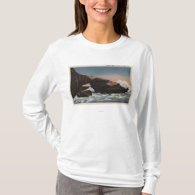 Ansicht des Alligatorkopfes, La Jolla T-Shirt (Vorderseite)