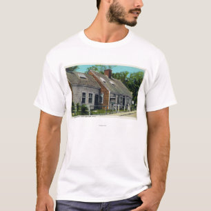 Ansicht des ältesten Hauses in der Stadt T-Shirt