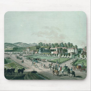 Ansicht des Augarten Palastes und des Parks, Wien Mousepad
