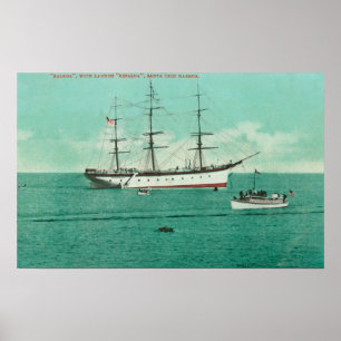 Ansicht des Balboa und des Sinaloa-Hereinkommens Poster