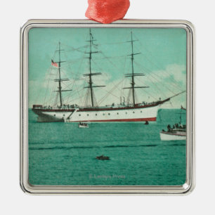 Ansicht des Balboa und des Sinaloa-Hereinkommens Silbernes Ornament