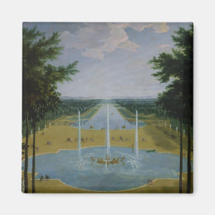 Ansicht des Bassin d'Apollon Magnet