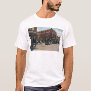 Ansicht des beschäftigtsten CornerBeaumont, TX T-Shirt
