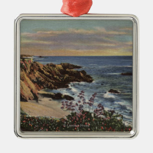 Ansicht des Bogen-Strandes mit Blumen Ornament Aus Metall