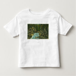 Ansicht des Bootes die Rapids oben schauend Kleinkind T-shirt