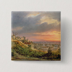 Ansicht des Butte Montmartre, c.1830 Button