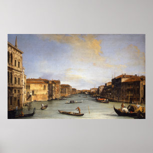 Ansicht des Canal Grande, Venedig - Canaletto Poster