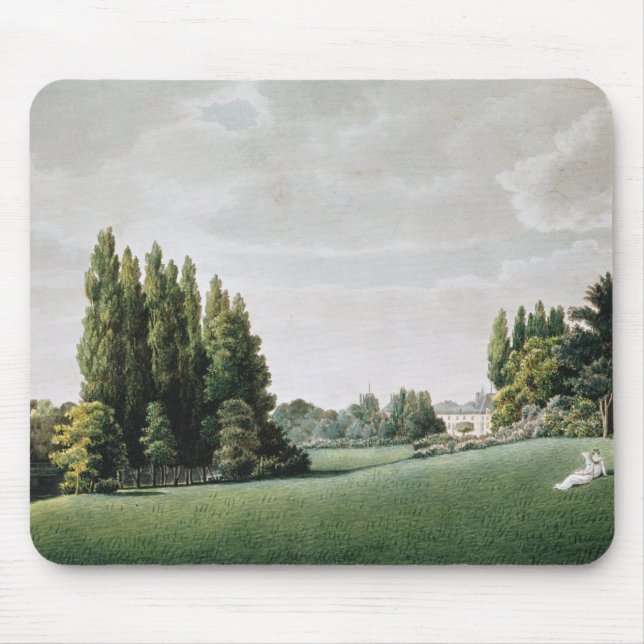 Ansicht des Chateaus nahe der Steinbrücke Mousepad (Vorne)