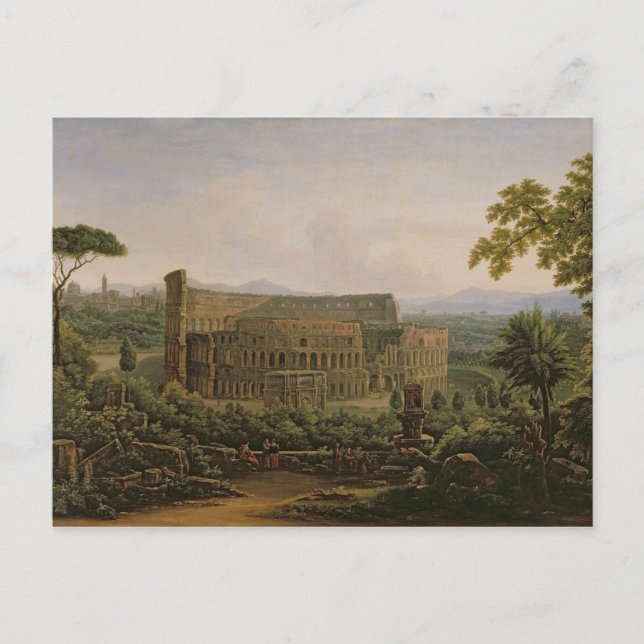 Ansicht des Colosseum vom Palatine-Hügel Postkarte (Vorderseite)