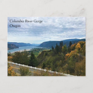 Ansicht des Columbia River, Columbia River Gorge, Postkarte