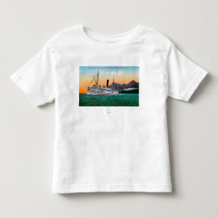 Ansicht des Dampfers Jefferson Kleinkind T-shirt