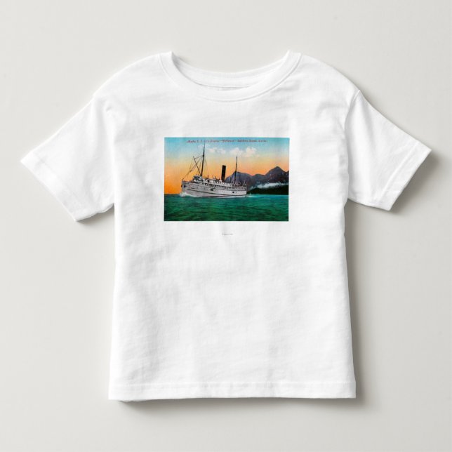 Ansicht des Dampfers Jefferson Kleinkind T-shirt (Vorderseite)