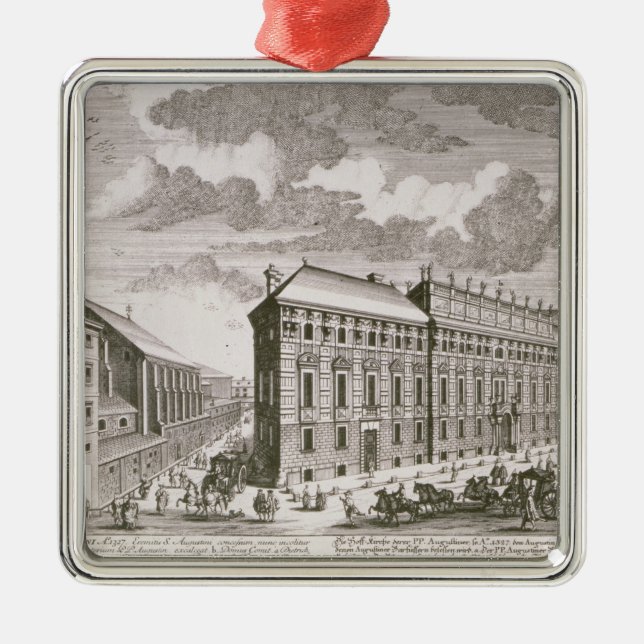 Ansicht des Dorotheergasse Darstellens Silbernes Ornament (Vorne)