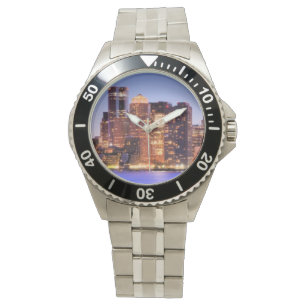 Ansicht des Finanzbezirkes von im Stadtzentrum Armbanduhr