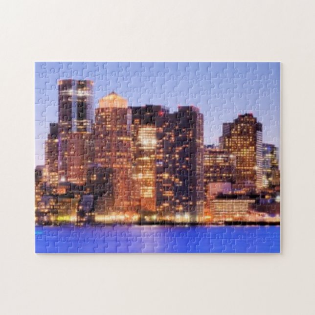 Ansicht des Finanzbezirkes von im Stadtzentrum Puzzle (Horizontal)