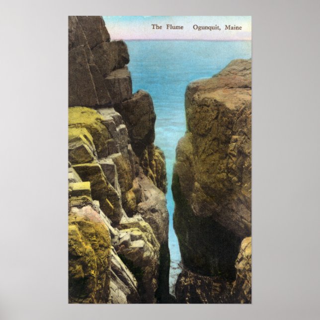 Ansicht des Flusses Poster (Vorne)