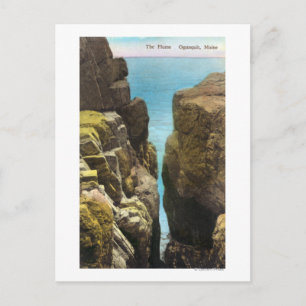 Ansicht des Flusses Postkarte