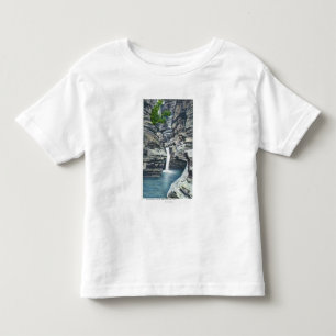 Ansicht des Flüsterns von Fällen Kleinkind T-shirt
