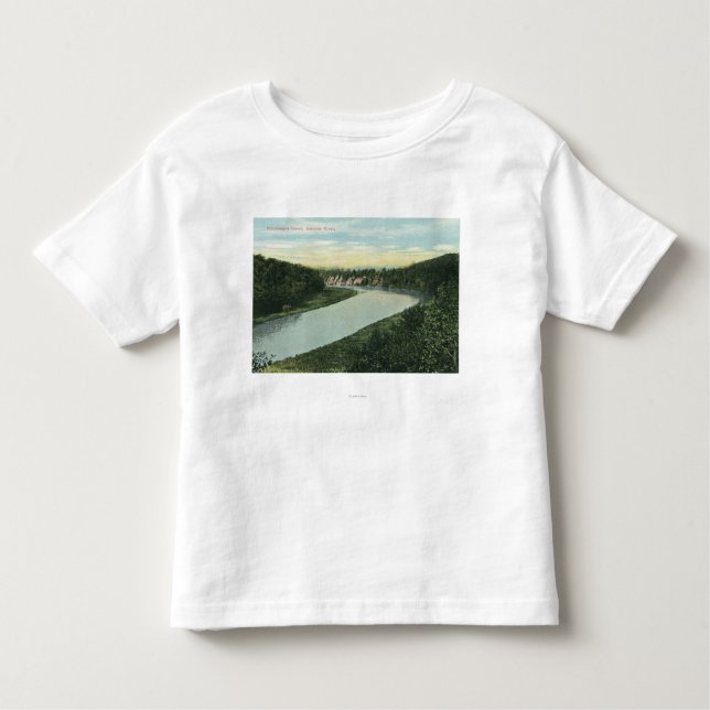 Ansicht des Genesee Flusses Kleinkind T-shirt (Vorderseite)