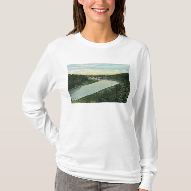 Ansicht des Genesee Flusses T-Shirt (Vorderseite)