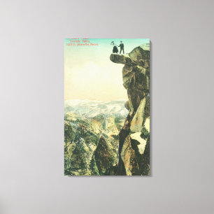 Ansicht des Gletscher-Punktes schauend über Leinwanddruck